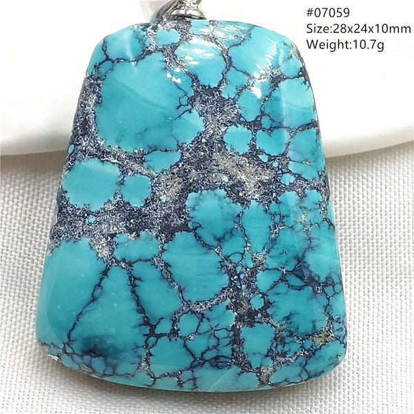 Blue Turquoise Pendant-ToShay.org