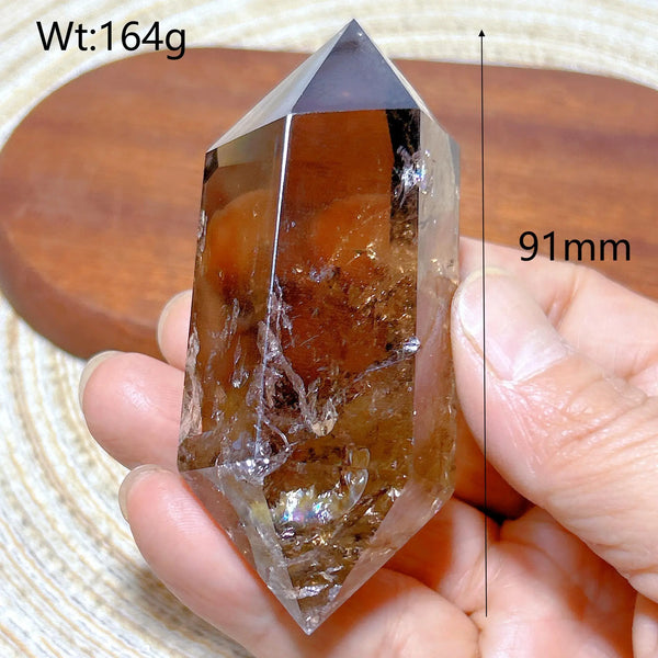 Smokey Rainbow Quartz Point-ToShay.org