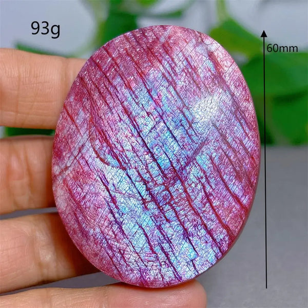 Red Moonstone Palm Stone-ToShay.org