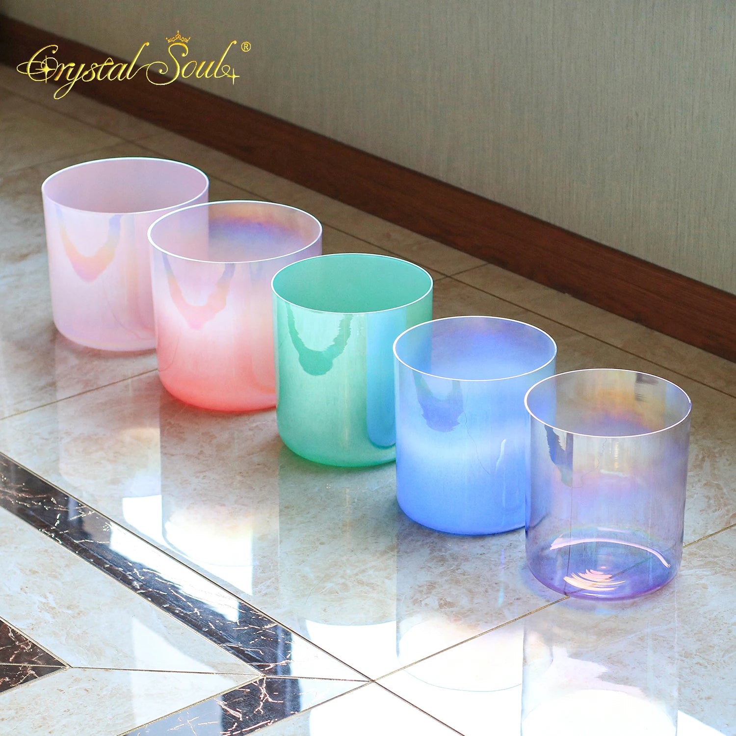 Mixed Crystal Singing Bowl Set-ToShay.org