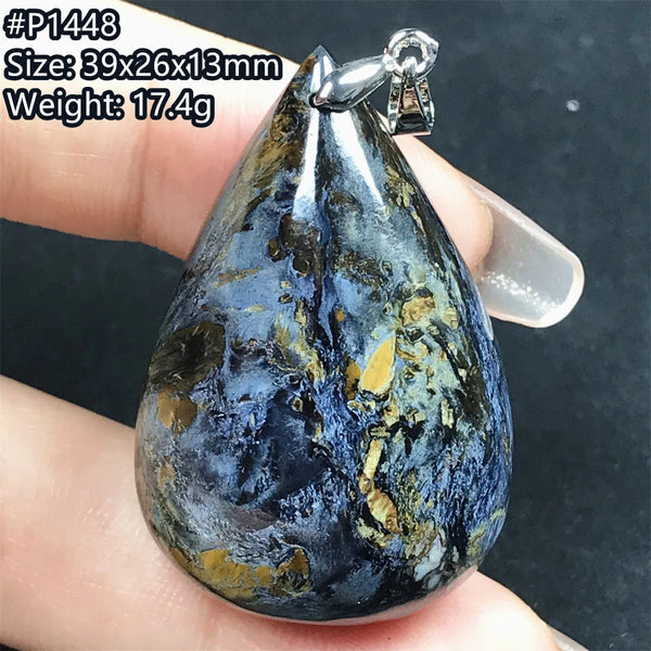 Blue Pietersite Pendant-ToShay.org