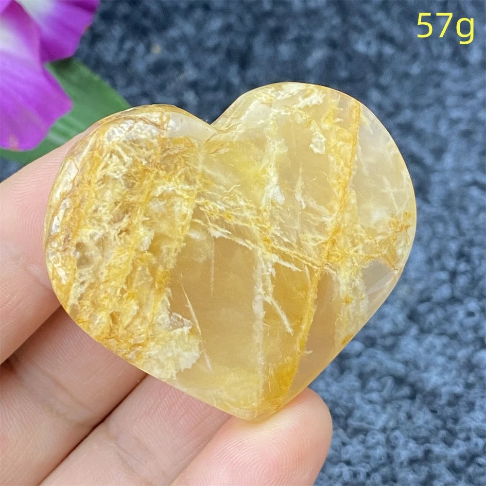 Yellow Ghost Crystal Heart-ToShay.org