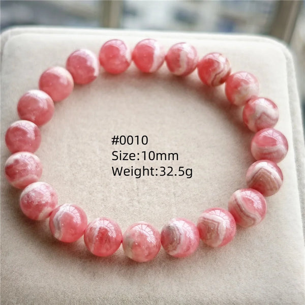 Pink Rhodochrosite Bracelet-ToShay.org