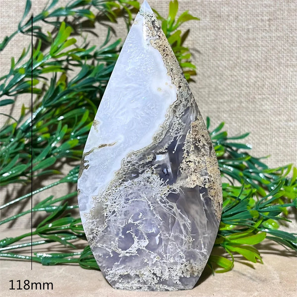 Green Moss Agate Flame-ToShay.org