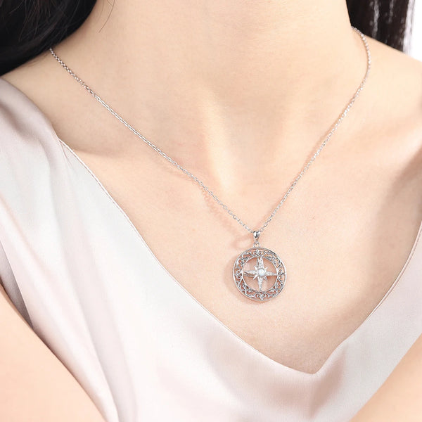 Silver Rotatable Compass-ToShay.org