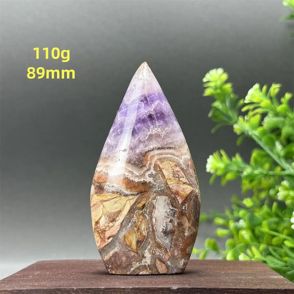 Purple Amethyst Agate Torch-ToShay.org