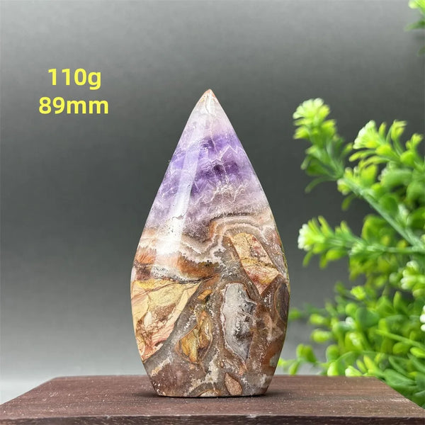 Purple Amethyst Agate Torch-ToShay.org