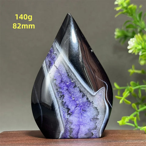 Purple Agate Torch-ToShay.org
