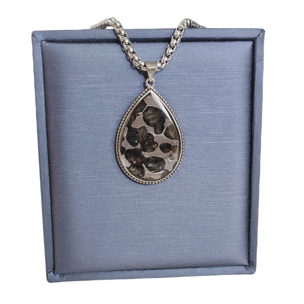 Olive Meteorite Pendant-ToShay.org