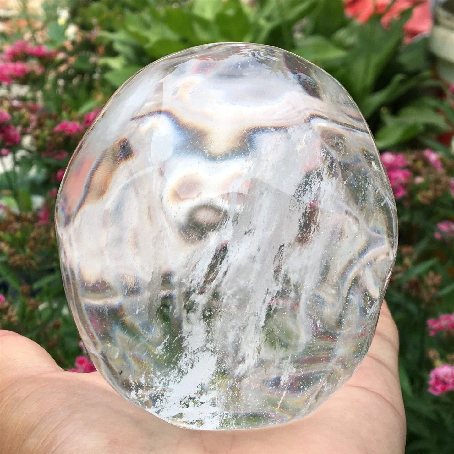 White Melted Quartz Skull-ToShay.org