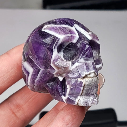 Purple Amethyst Skull-ToShay.org