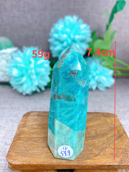 Blue Amazonite Point-ToShay.org