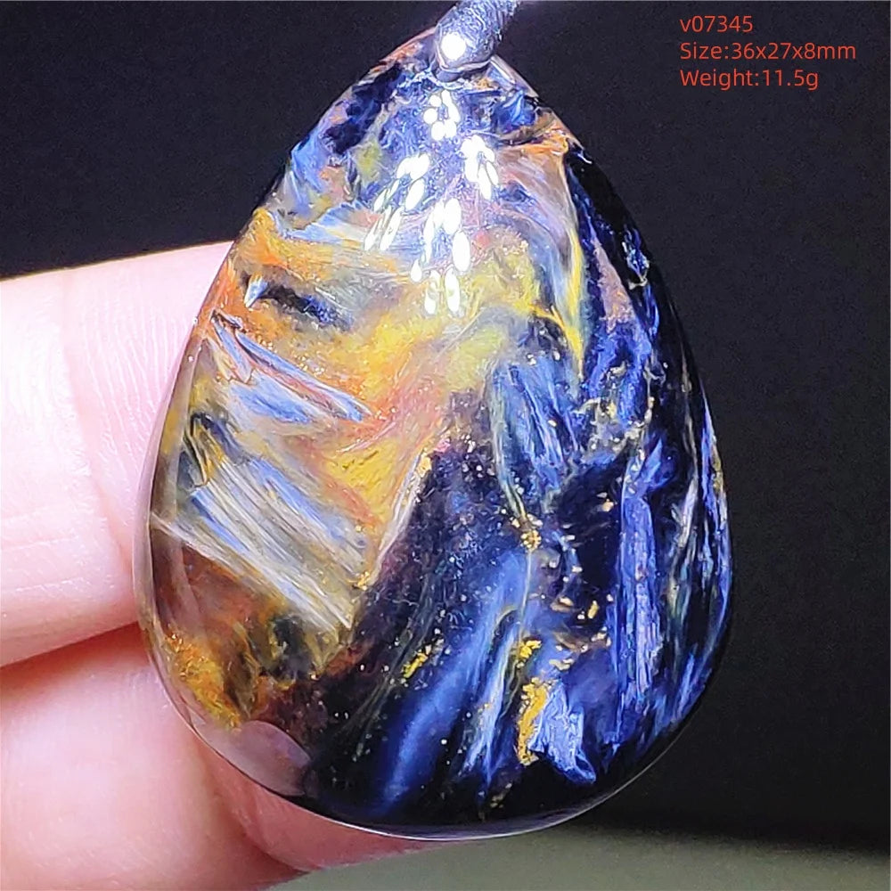 Blue Pietersite Pendant-ToShay.org