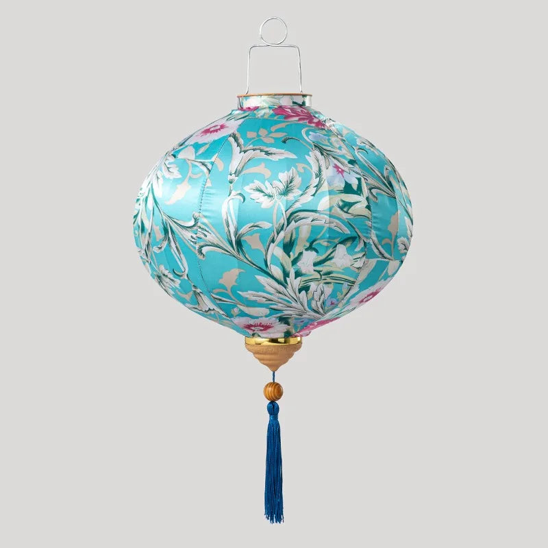 Flower Print Cloth Lantern-ToShay.org