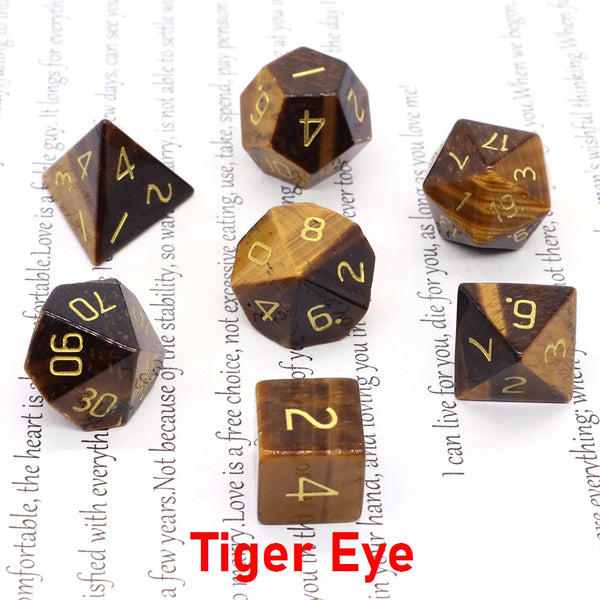 Mixed Crystal Platonic Solid Dice-ToShay.org