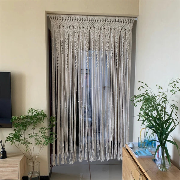 Macrame Curtain-ToShay.org