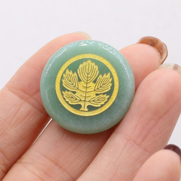 Green Aventurine Palm Stones-ToShay.org