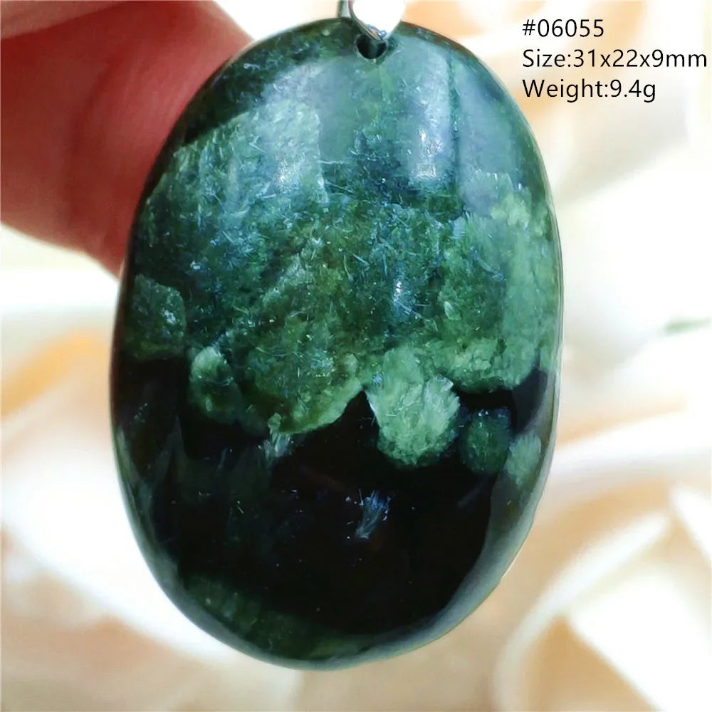 Green Seraphinite Pendant-ToShay.org