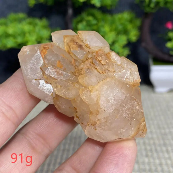 White Quartz Crystal Cluster-ToShay.org
