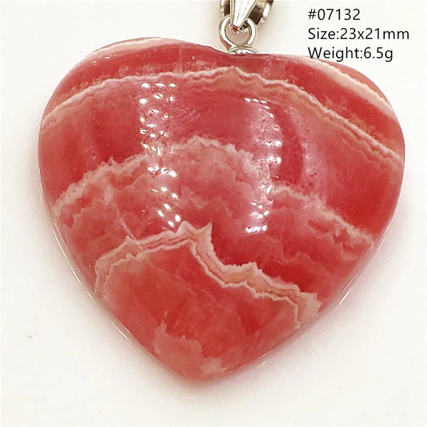 Red Rhodochrosite Pendant-ToShay.org