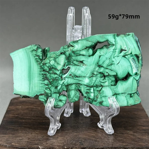 Green Malachite Raw Slice-ToShay.org