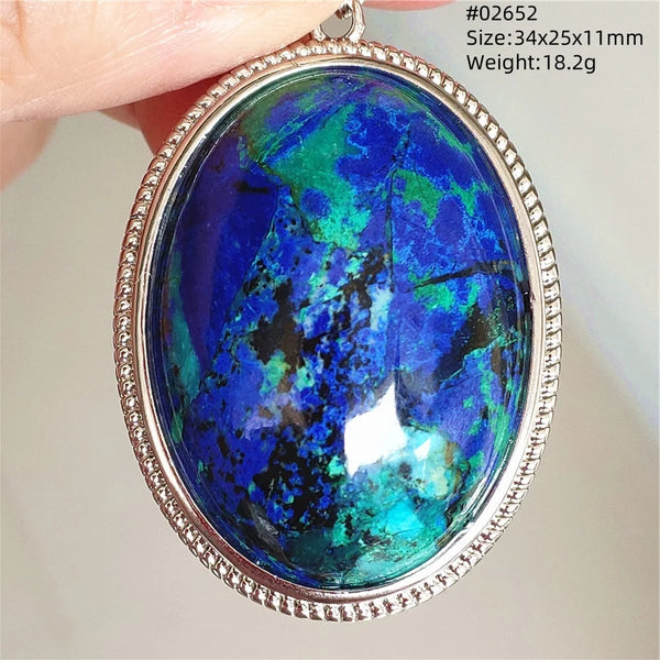 Blue Azurite Pendant-ToShay.org