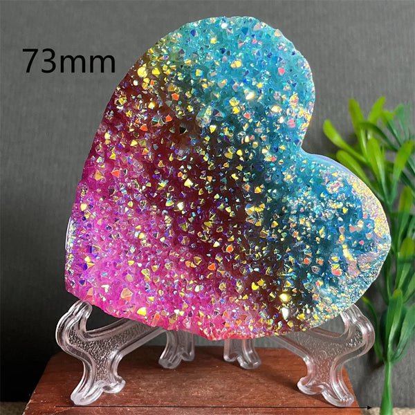 Rainbow Aura Crystal Heart-ToShay.org