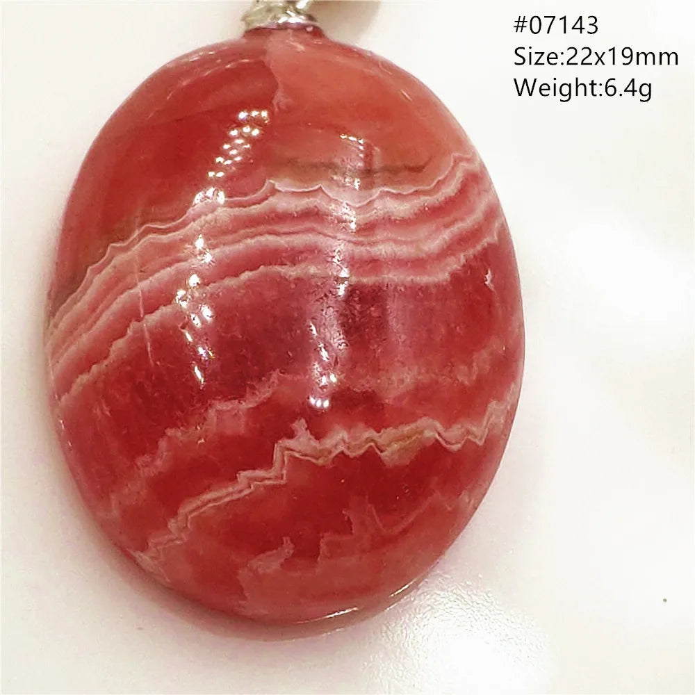 Red Rhodochrosite Pendant-ToShay.org