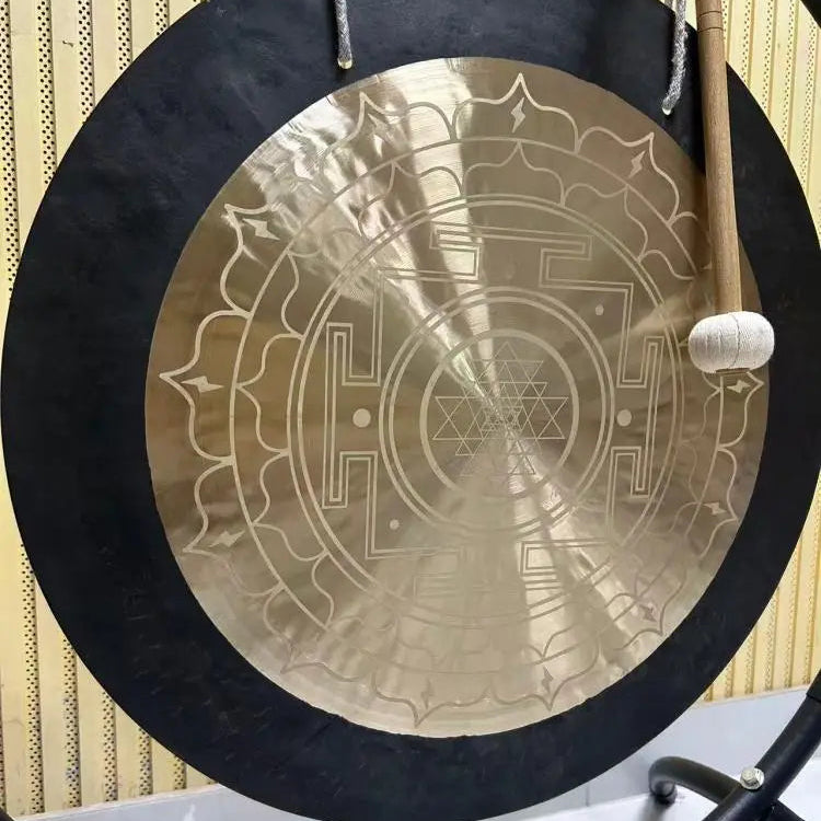 Bronze Sri Yantra Gong-ToShay.org