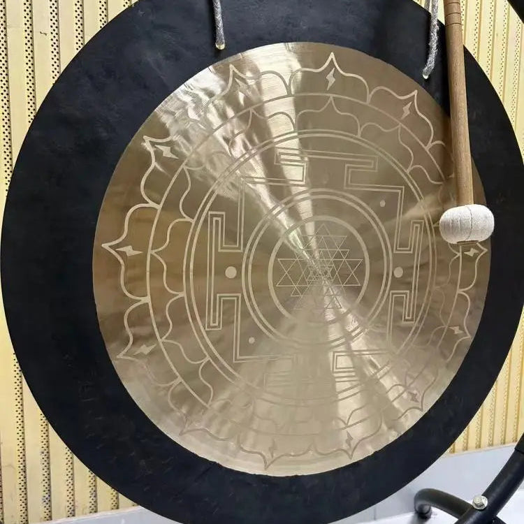 Bronze Sri Yantra Gong-ToShay.org