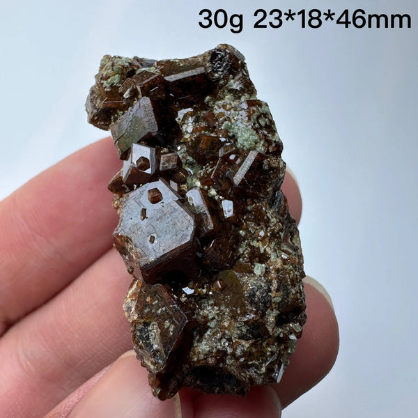 Red Garnet Quartz Crystals-ToShay.org