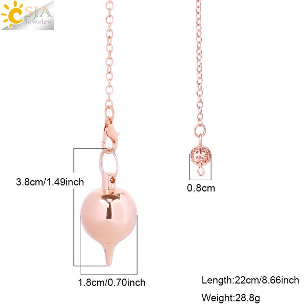 Copper Dowsing Pendulum-ToShay.org
