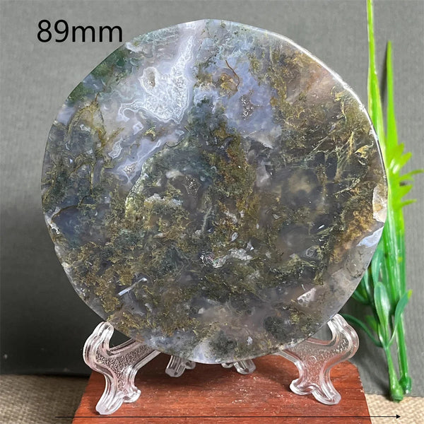 Green Moss Agate Plate-ToShay.org