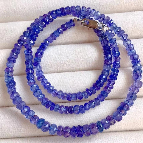 Blue Tanzanite Abacus Beads-ToShay.org