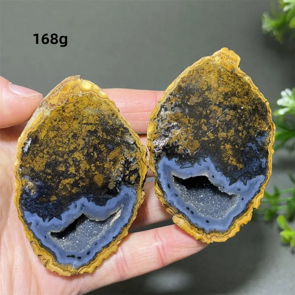 Mixed Agate Crystal Cave Egg-ToShay.org