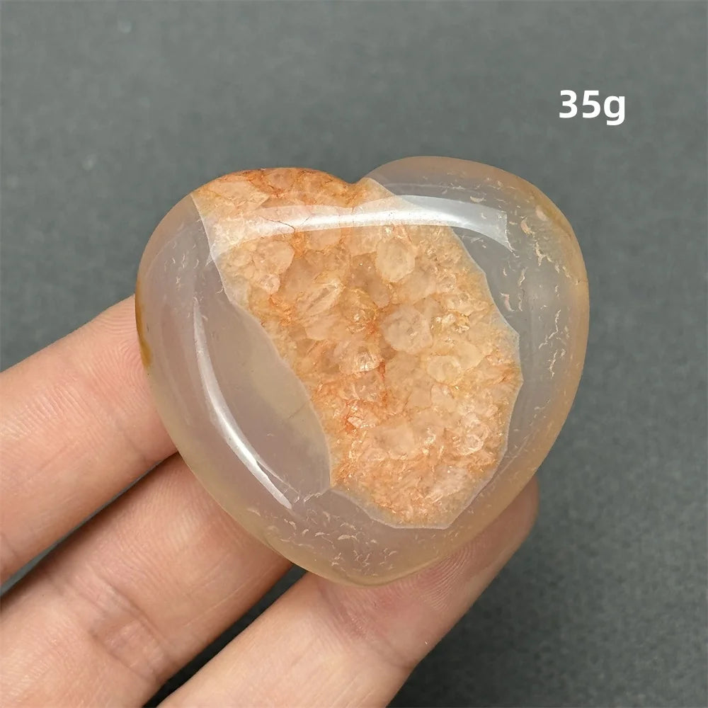 Orange Carnelian Heart-ToShay.org