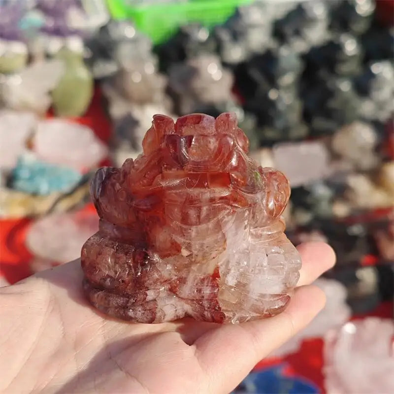 Red Fire Quartz Toad-ToShay.org