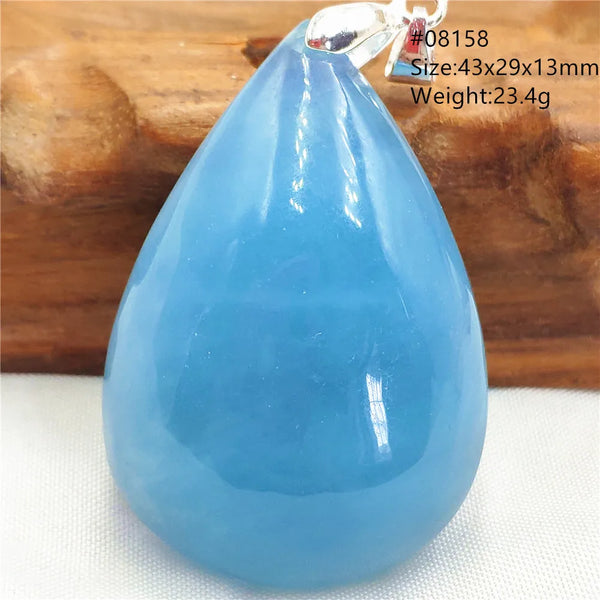 Blue Aquamarine Pendant-ToShay.org
