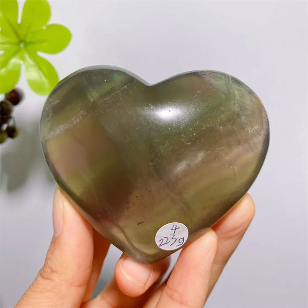 Rainbow Fluorite Hearts-ToShay.org