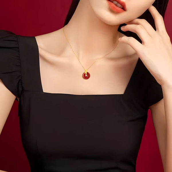 Red Agate Peace Buckle-ToShay.org