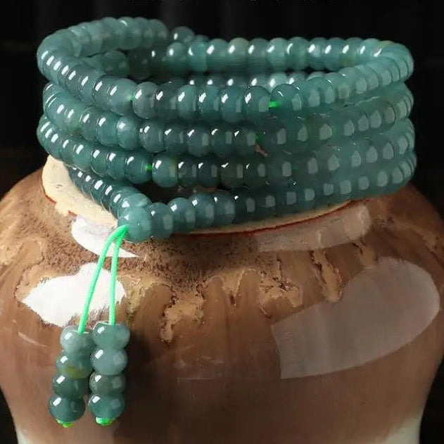 Green Jade Mala Beads-ToShay.org