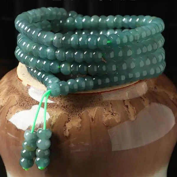 Green Jade Mala Beads-ToShay.org