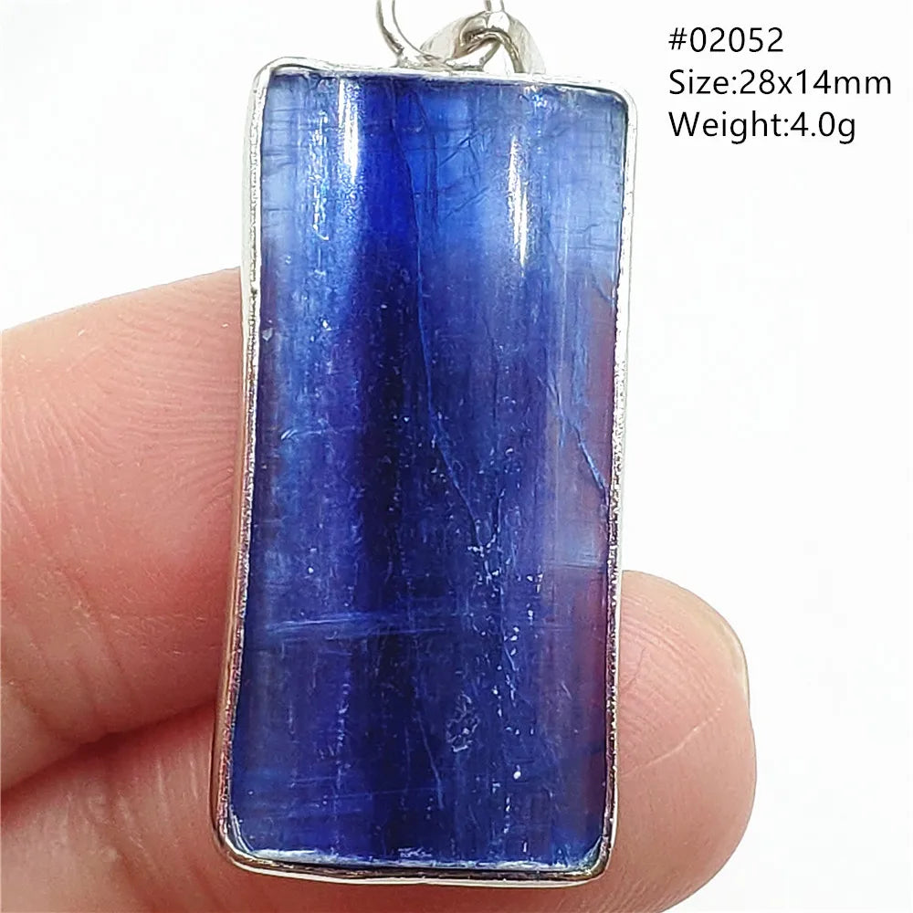 Blue Kyanite Cat Eye Pendant-ToShay.org