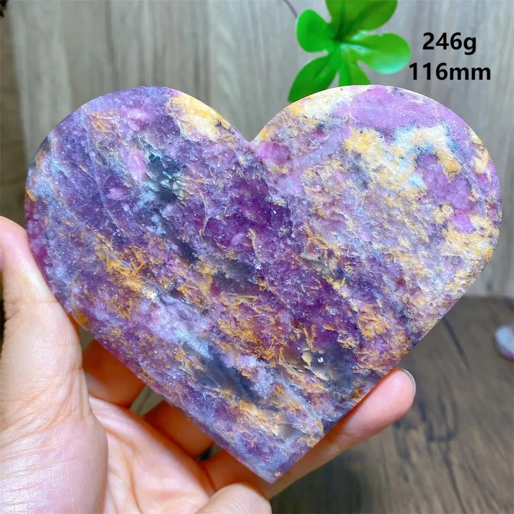 Pink Unicorn Tourmaline Heart-ToShay.org