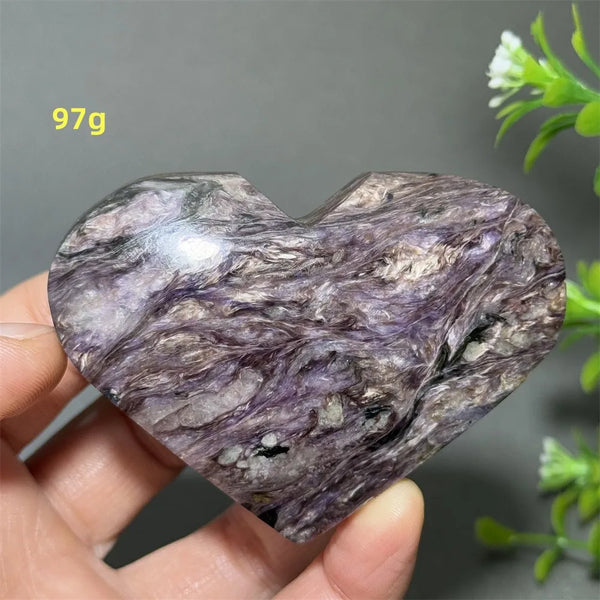 Purple Noble Crystal Heart-ToShay.org