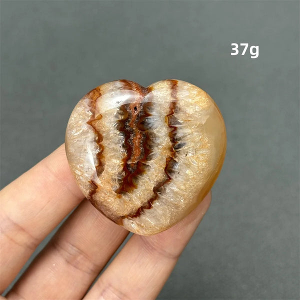 Orange Carnelian Heart-ToShay.org