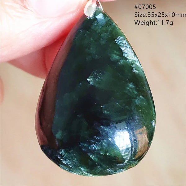 Green Seraphinite Pendant-ToShay.org