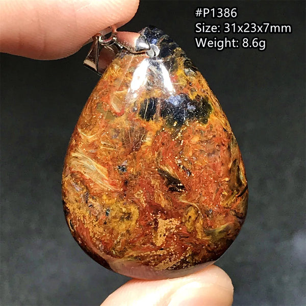 Blue Pietersite Pendant-ToShay.org