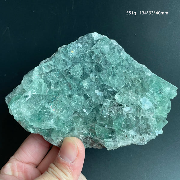 Green Fluorite Crystal Cluster-ToShay.org