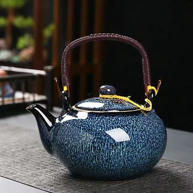 Glazed Ceramic Beam Teapot-ToShay.org